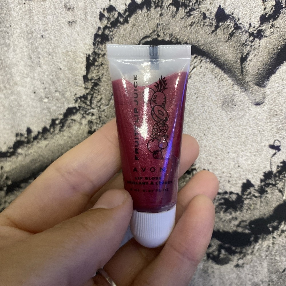 Avon Fruity Lip Juice Lip Gloss .27oz Fruit Punch New‎